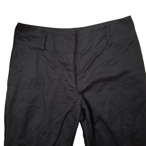 Peachoo+Krejberg Black Cotton Wide Leg Pant size 36 - Picture 3 of 6